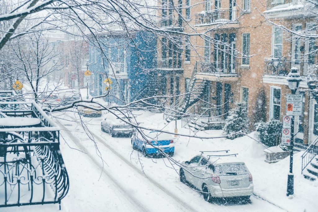 Une couche de neige fraiche prévue ce week-end à Montréal